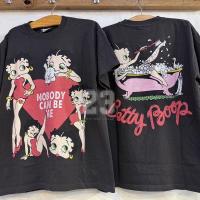 ราคา BETTY BOOP NO BODY CAN BE ME tag HANES เสื้อวินเทจ เสื้อเบตตี้ vintage shirt เสื้อยืดผู้ชาย (24240653846)