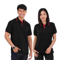 ราคา PMK เสื้อโปโล รุ่น Kaneko สีดำ สีเทา โปโล สีสด รีดง่าย ยับยาก ราคาถูก ชายมีกระเป๋า หญิงไม่มีกระเป๋า (22140247745)