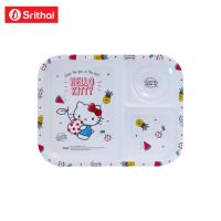 ราคา Srithai Melamine ถาดหลุม เมลามีน ลายKitty summer fruits T 6044 10 5 ขนาด 10 5 นิ้ว (15505341557)