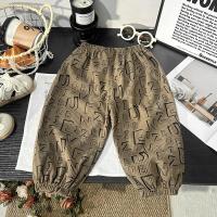 ราคา กางเกงขายาว เด็ก ผ้าลูกผูก ลายสก๊อต ลายอักษร ลายสามเหลี่ยม พิมพ์ลาย ผ้านุ่ม เอวยางยืด ขาจั้ม (25463840467)