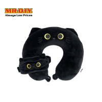 ราคา MR D I Y หมอนรองคอรูปแมวเหมียว ทรงตัวยู พร้อมผ้าปิดตา (24852039330)