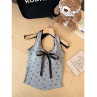 ราคา เสื้อกล้ามผ้าคอตตอนลายดอกไม้สไตล์เซ็กซี่ พร้อมโบว์สีแดงเสื้อลายหมีน้อย เชือกผูกด้านหลังแต่งโบว์ด้านหน้า ผ้านิ่ม Y245 (24792724716)