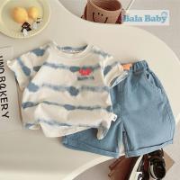 ราคา เสื้อผ้าแฟชั่นเด็ก เสื้อผ้าเด็กผู้ชาย หล่อๆ เท่ๆ ชุดเซ็ต 2 ชิ้น Size80 120cm (24499636751)