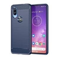 ราคา LANLIN สำหรับ Motorola Moto One Hyper Moto One Action Moto One Action Moto One Power Moto One Power Moto One Pro เคสโทรศัพท์คุณภาพสูงครอบ TPU นุ่มคาร์บอนไฟเบอร์สำหรับ Motorola Moto One Power (23971740