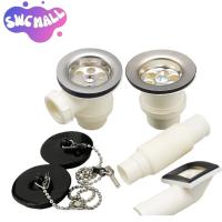 ราคา SWC MALL สะดืออ่างซิงค์ PVC อ่างล้างจาน สะดืออ่างซิงค์ล้างจาน พลาสติก รุ่นหลุมเล็ก 1หลุมและ2หลุม ขนาด2 5นิ้ว พร้อมส่งจากไทย (24819487670)