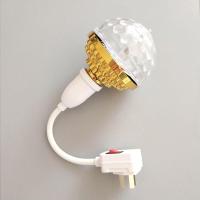ราคา หลอดไฟดิสโก้ ขั้ว E27 RGB ไฟดิสโก้เธค LED ไฟเธค ดิสโก้บอล ขนาดพกพา หลากสี แบบหมุนได้สําหรับตกแต่งบ้าน ปาร์ตี้ (25463890864)