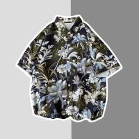 ราคา NALLCHEER เสื้อเชิ้ตผู้ชายลายดอกไม้แขนสั้นเสื้อฮาวาย เสื้อฮาวาย เสื้อฮาวายชาย เสื้อสงกรานต์ชาย เสื้อเชิ้ตสงกรานต์ เสื้อสงกรานต์ผู้ชาย เสื้อสงกรานต์ ช เสื้อสงกานต์ผช เสื้อ ฮาวาย ผ้า สปัน เสื้อ ลาย ดอก