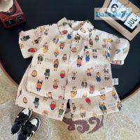 ราคา เสื้อผ้าแฟชั่นเด็ก เสื้อผ้าเด็กผู้ชาย หล่อๆ เท่ๆ ชุดเซ็ต 2 ชิ้น Size80 120cm (24499636788)