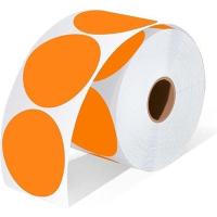 ราคา Colorful sticker สติ๊กเกอร์ความร้อนสี แบบวงกลม สติ๊กเกอร์วงกลม โลโก้ ขนาด 50X50มม Barcode Thermal Label (23158240107)