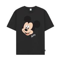 ราคา พร้อมส่ง Disney Mickey Mouse family Flock Print T Shirt เสื้อยืดมิกกี้เมาส์ครอบครัว พิมพ์กำมะหยี่ สินค้าลิขสิทธ์แท้100 charac s 5xl (21954111197)