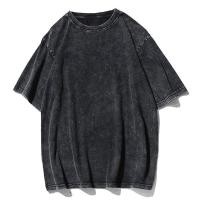ราคา เสื้อฟอกผู้หญิงและผู้ชาย ผ้าฝ้าย 100 oversize เสื้อผ้าสไตล์ญี่ปุ่นแฟชั่น เสื้อยืดโอเวอร์ไซซ์เกาหลี สกรีนลายวินเทจเท่ๆ (23350932200)