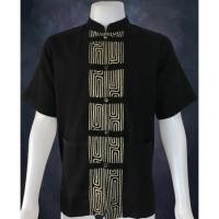 ราคา เสื้อผ้าเมือง คอจีน กระดุมกะลา เดินเชือก แขนสั้น (19145895025)