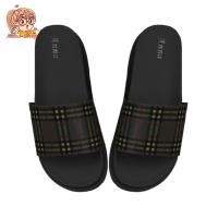 ราคา รองเท้าแตะแฟชั่น ลายสก๊อต ใส่สบาย น่ารักๆ จัดส่งจากไทย T249 (21425814405)