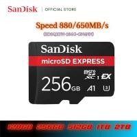 ราคา Sandisk 128GB 256GB 512GB 1TB 2TB TF MicroSD Express การ์ดความจำการอ่าน Speed880MB S รองรับหลายอุปกรณ์ (25629688306)