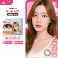 ราคา Kitty Kawaii Contact Lens Mini Ava Brown Blister pack คอนแทคเลนส์รายเดือน (22874752256)