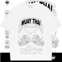 ราคา NEW มวยไทย การพิมพ์ แฟชั่น หลวมพร้อมขนาด สะดวกสบายและระบายอากาศ เสื้อเชิ้ตผ้าฝ้าย T SHIRT (24417453925)