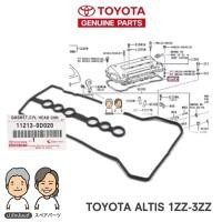 ราคา TOYOTA แท้ศูนย์ 100 ประเก็นฝาวาล์ว ALTIS 1ZZ 3ZZ FE ยางฝาวาวล์ TOYOTA แท้ O 0D020 (25612818251)