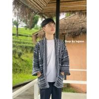 ราคา เสื้อคลุมพื้นเมือง เสื้อคลุมผ้าทอนากา ใส่ได้ทั้งผู้ชายเเละผู้หญิง Free Size (24922270200)