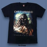 ราคา เสื้อยืดวง Disturbed ป้ายRock Yeah สกรีนหน้า หลัง ผ้าคอตตอน100 (25270523028)