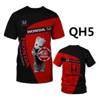 ราคา เสื้อยืด HONDA 2568 บุรุษเสื้อแฟชั่นระบายอากาศแขนสั้นรถยนต์ยี่ห้อเสื้อยืดฤดูร้อนสบาย ๆ กีฬาเสื้อผ้าหัวรถจักรกลางแจ้ง (22120808109)