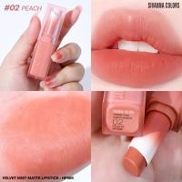 ราคา ลิปแมทท์นุ่มปาก Sivanna Colors Velvet Mist Matte Lipstick มีให้เลือก 4 สี HF569 (24835746942)