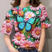 ราคา เสื้อยืดผู้หญิง เสื้อสงกรานต์2569 เสื้อลายดอกสงกรานต์เสื้อลายดอกผญ2026เสื้อฮาวายหญิงเสื้อสงกรานต์ผู้หญิง (24177003817)