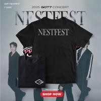 ราคา New เสื้อยืดทีมหวัง GOT7 Got7 Nestfest Tour Concert 2025 เสื้อยืดแฟชั่น Team wang JACKSON WANG เสื้อยืดชายหญิง CottoS 4XL (24251612810)