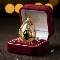 ราคา จี้พระ พญานาค จี้พญานาค พญานาคคาบแก้ว ในน้ำมัน ชุบ กรอบทองไมครอน เกรดทองแท้ (25429757147)