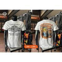 ราคา ย้อนยุคHarley Davidson เสื้อยืดแขนสั้นลิขสิทธิ์แท้ S 5XL (24553593316)