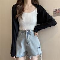 ราคา Zero shop พร้อมส่ง Zero 23150 เสื้อคลุมไหมพรม แขนยาว ผ้าร่องใส่สบาย คลุมครึ่งตัวสไตล์เกาหลี สีน่ารัก (19737937174)
