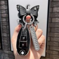 ราคา Suzuki รถ 2 3ปุ ่ มสําหรับ SUZUKI SWIFT Ciaz Celerio Ertiga TPU พวงกุญแจ keychain (22372789966)