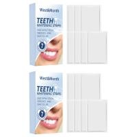 ราคา West Month แผ่นฟอกฟันขาว Teeth Whitening Strips แผ่นแปะฟอกฟันขาว ฟอกสีฟัน ลดหินปูนและฟันเหลือง ช่วยให้ฟันขาวขึ้นแบบธรรมชาติ White Teeth ฟันขาวสวยอย่างมืออาชีพ (24832439454)