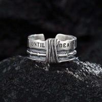 ราคา แหวนเงินแท้ S925 ความคงทน s925 sterling silver persistence ring (20638181578)