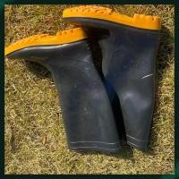 ราคา รองเท้าบูท Size 39 45 แบบยาวสีดำ คุณภาพดี กันน้ำเนื้อเนียนงานคุณภาพ ตัดหญ้า กรีดยาง กันน้ำ ดำนา (25479143272)