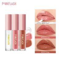 ราคา PINKFLASH OhMyGloss Moisturizing Shine and Shimmer Plumping Lip Gloss Lip Care liquid Lipstick 3pcs lips Set (7688895667)