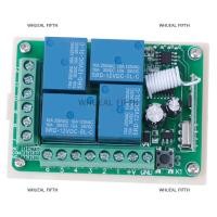 ราคา WHUEAL5 DC 12V 10A 433MHz 4ch Wireless Relay RF REMOTE CONTROL SWITCH Receiver (24381217425)