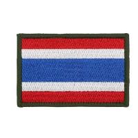 ราคา VALOR PX Embroidered Patch Thai flag แพทช์ติดเสื้อ แบบปัก ลาย ธงชาติ ไทย ขนาด 7 5cm x 5cm อาร์มทหารตีนตุ๊กแก (25274540983)