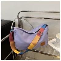 ราคา กระเป๋าสะพายข้าง กระเป๋าผ้า สไตล์เกาหลี แฟชั่นมา จุของได้เยอะ สไตล์เกาหลี เรียบง่าย สำหรับผู้ชายผู้หญิง (24267650746)