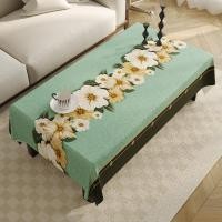 ราคา ผ้าปูโต๊ะ PVC แบบกันน้ำ กันคราบน้ำมัน ทนความร้อน ของตกแต่งห้องนั่งเล่น ผ้ารองโต๊ะกลาง 90x150 ทั้งใช้งานได้และสวยงาม (25483801189)