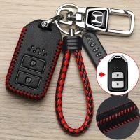 ราคา เคสกุญแจรถ Honda พวงกุญแจ Honda กระเป๋าใส่กุญแจรถยนต์ Jazz CR V BR V Accord Civic Honda ของแท้หนังรถ เคสรีโมทกุญแจรถยนต์ สําหรับ Honda (24391802290)