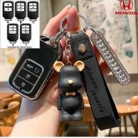 ราคา Tpu 2 3 4กุญแจรถยนต์ปุ่มกดเคสสำหรับ HONDA Jaz hrv crv brv CITY ACCORD กุญแจรถยนต์รีโมทที่คลุมพวงกุญแจรถ CIVIC (24941187608)