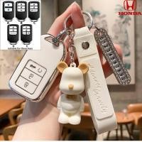 ราคา Tpu 2 3 4กุญแจรถยนต์ปุ่มกดเคสสำหรับ HONDA Jaz hrv crv brv CITY ACCORD กุญแจรถยนต์รีโมทที่คลุมพวงกุญแจรถ CIVIC (24941187594)