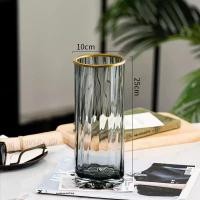 ราคา ขวดดอกไม้แก้วโปร่งใสสไตล์ยุโรปสำหรับตกแต่งบ้าน ขวดใส่ดอกไม้แบบโปร่งใสสำหรับตกแต่งโต๊ะทานอาหารในห้องนั่งเล่น (24681497118)