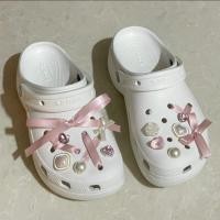 ราคา เครื่องประดับรองเท้าสไตล์ตัวการ์ตูนน่ารักแบบทำมือน้ำหอมมิกกี้ลายกระต่ายดอกไม้สไตล์ Crocs Jibbitz เครื่องประดับหัวเข็มขัดรองเท้าแตะขนาดพอดีผู้หญิงผู้ชายเด็กๆหมุดอุดตัน (22283358018)