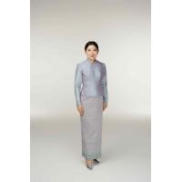 ราคา ผ้าไหมพื้น เปลือกไหมเกษตรรังขาว ไหมเทียม ไหม 4 เส้น ขายเป็นหลา (20687111051)