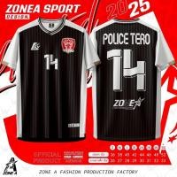 ราคา เสื้อพิมพ์ลาย Zone A รุ่น เสื้อเชียร์โปลิศเทโร POLICE TERO เบอร์ 14 เสื้อกีฬา ออกกำลัง ระบายอากาศ (24694649765)