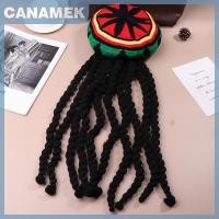 ราคา Hot Sale CANAMEK หมวกเร็กเก้พร้อมเดรดล็อกส์หมวกถักเปียสวมสบายสไตล์เรกเก้เบเร่ต์ชนเผ่าหมวกถักขนสัตว์สำหรับเครื่องแต่งกาย (23144188119)