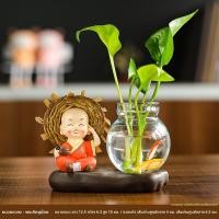 ราคา กระถางรูปพระสงฆ์ขนาดเล็ก กระถางไม้ดอก กระถางกิ่งไม้ สไตล์จีนใหม่ วัสดุพลาสติก กระถางตกแต่งโต๊ะทำงาน กระถางตกแต่งห้องนอน (25492677069)