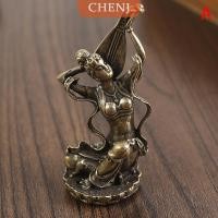 ราคา COD CHENJ รูปปั้นพระพุทธรูปทองแดงโบราณรูปปั้นตกแต่งบ้านสำนักงานห้องนั่งเล่นรูปปั้นทองเหลืองจีนทิเบตสีเขียวธารา (24924477482)