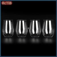 ราคา RcTlB แก้วไวน์ไม่แตก4ชิ้นแก้วพลาสติกกันแตกถ้วยเบียร์ใช้ซ้ำได้ปลอดภัย (24789156600)